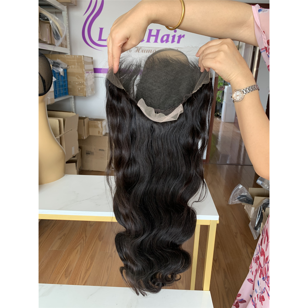 Body Wave 13x4 Hd Lace Frontal Wigs Pre Plucked Hairline Virgin Human