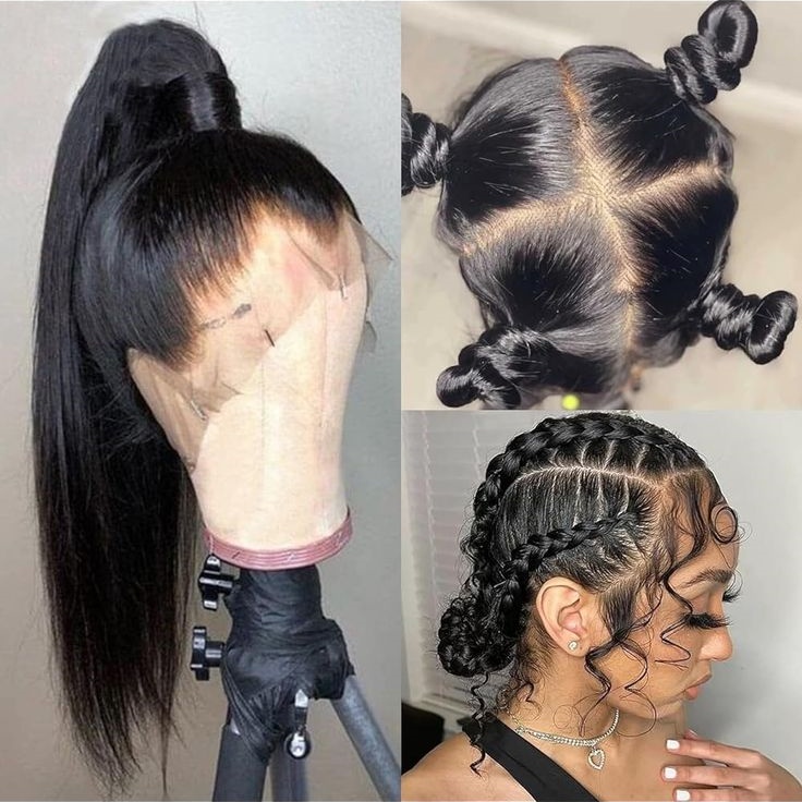 Full Lace Real Human Hair Wigs Straight HD Transparent Lace Full Lace Wigs Human Hair Preplucked hairline