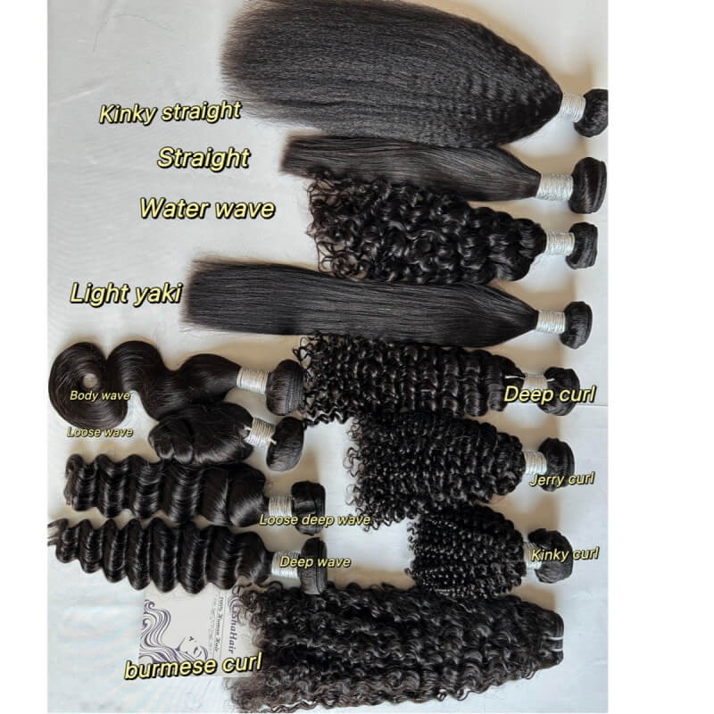 Virgin Human Hair Bundles 100% Unprocessed Brazilian Body Wave Deep wave Yaki Kinky Curly 
