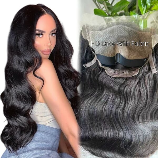 Invisible Knots Lace Wig Bleached Knots Pre Plucked Brazilian Virgin Human Hair Wig 13x6 HD Lace Body wave wig