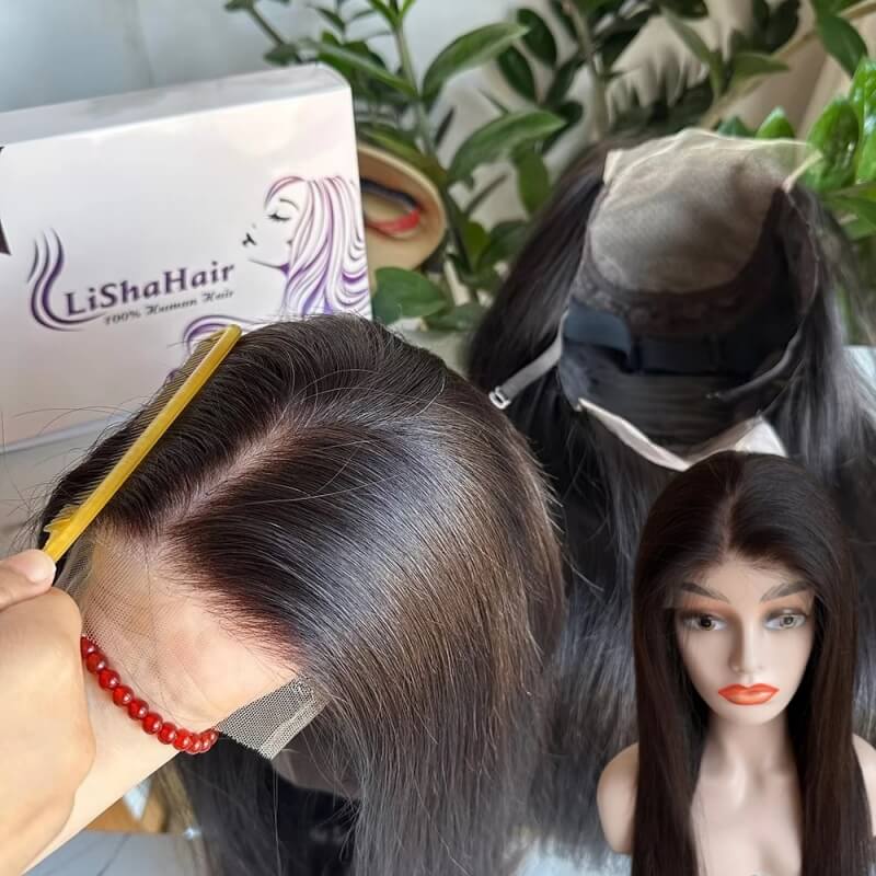 Bye Bye Knots Wig Bleached Invisible Knots 5x5 Lace Closure Wigs Human Hair Put on and Go Glueless Human Hair Wig Pre Plucked Natural Hairline